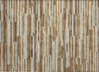 Piper Looms Chantille Stripes ACN894 Paprika Machine Washable Area Rug Scatter Main Image