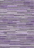 Piper Looms Chantille Stripes ACN894 Purple Machine Washable Area Rug main image