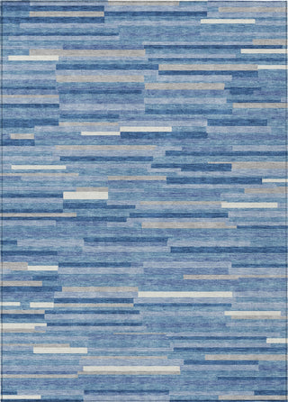 Piper Looms Chantille Stripes ACN894 Sky Machine Washable Area Rug main image