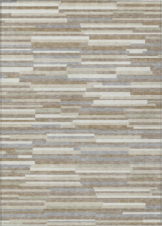 Piper Looms Chantille Stripes ACN894 Taupe Machine Washable Area Rug main image