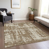Piper Looms Chantille Modern ACN895 Brown Machine Washable Area Rug Lifestyle Image Feature