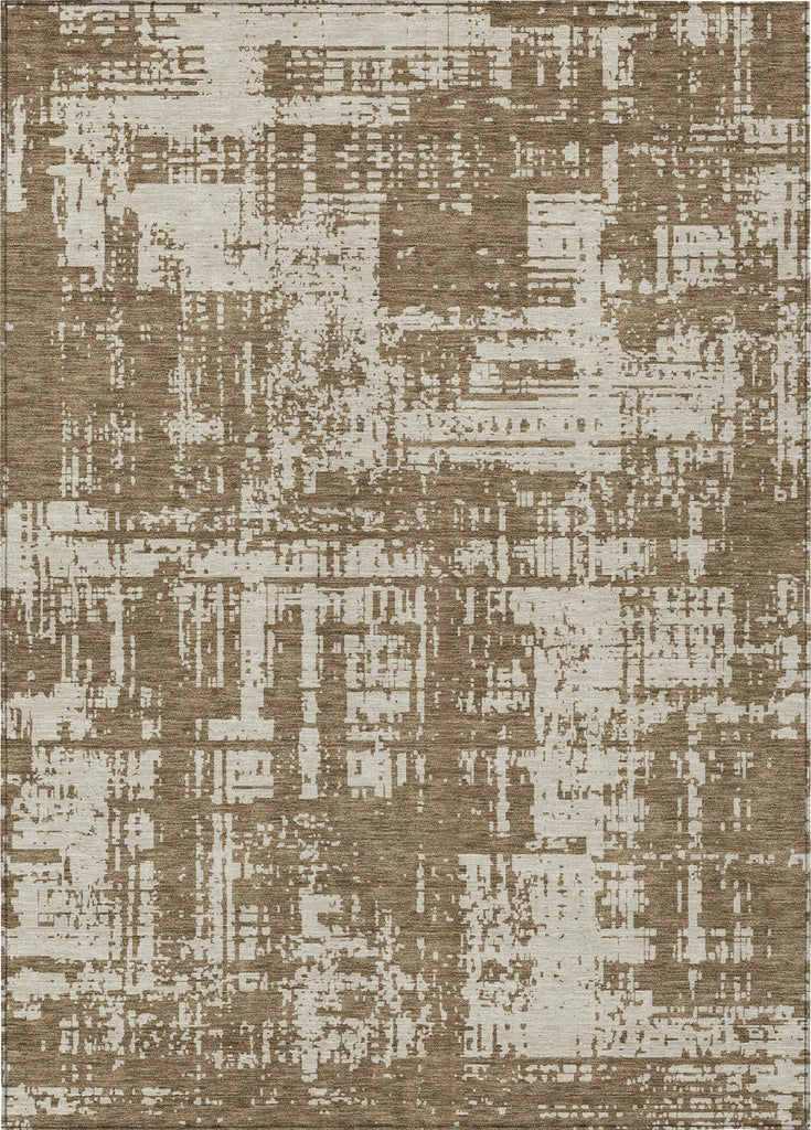Piper Looms Chantille Modern ACN895 Brown Machine Washable Area Rug main image