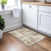 Piper Looms Chantille Modern ACN895 Brown Machine Washable Area Rug Scatter Lifestyle Image Feature