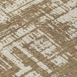 Piper Looms Chantille Modern ACN895 Brown Machine Washable Area Rug Swatch Image