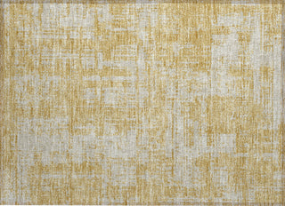 Piper Looms Chantille Modern ACN895 Gold Machine Washable Area Rug Scatter Main Image