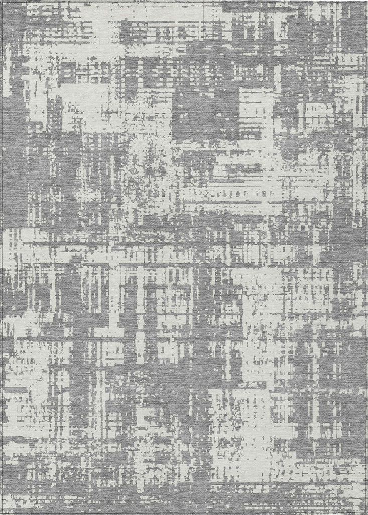 Piper Looms Chantille Modern ACN895 Gray Machine Washable Area Rug main image