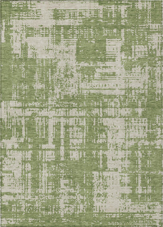 Piper Looms Chantille Modern ACN895 Green Machine Washable Area Rug main image