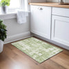 Piper Looms Chantille Modern ACN895 Green Machine Washable Area Rug Scatter Lifestyle Image Feature