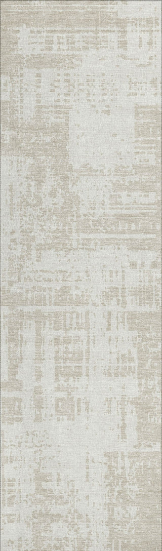 Piper Looms Chantille Modern ACN895 Ivory Machine Washable Area Rug Runner Main Image
