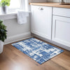 Piper Looms Chantille Modern ACN895 Navy Machine Washable Area Rug Scatter Lifestyle Image Feature