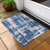 Piper Looms Chantille Modern ACN895 Navy Machine Washable Area Rug Scatter Outdoor Lifestyle Image Feature