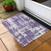Piper Looms Chantille Modern ACN895 Purple Machine Washable Area Rug Scatter Outdoor Lifestyle Image Feature