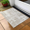 Piper Looms Chantille Modern ACN895 Taupe Machine Washable Area Rug Scatter Outdoor Lifestyle Image Feature