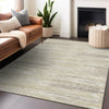 Piper Looms Chantille Stripes ACN896 Beige Machine Washable Area Rug Lifestyle Image Feature