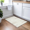 Piper Looms Chantille Stripes ACN896 Beige Machine Washable Area Rug Scatter Lifestyle Image Feature