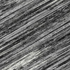 Piper Looms Chantille Stripes ACN896 Black Machine Washable Area Rug Swatch Image