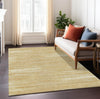 Piper Looms Chantille Stripes ACN896 Gold Machine Washable Area Rug Lifestyle Image Feature