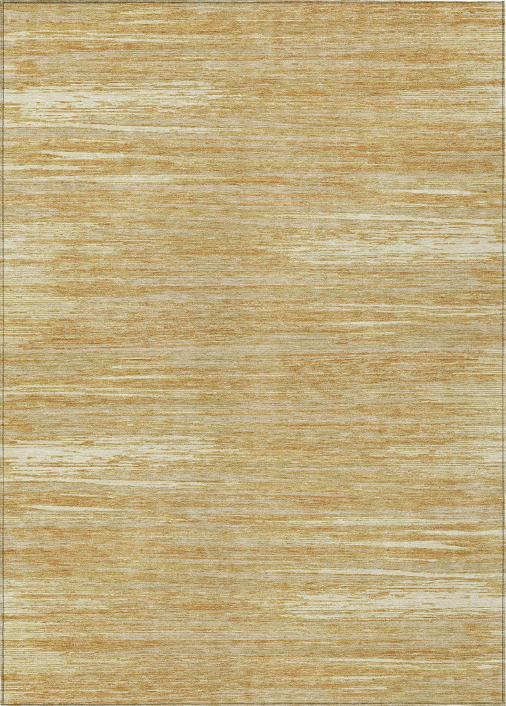 Piper Looms Chantille Stripes ACN896 Gold Machine Washable Area Rug main image