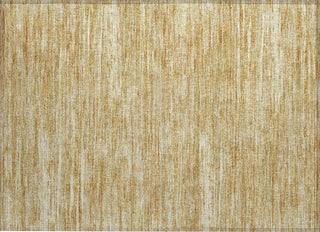 Piper Looms Chantille Stripes ACN896 Gold Machine Washable Area Rug Scatter Main Image