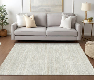Piper Looms Chantille Stripes ACN896 Ivory Machine Washable Area Rug Lifestyle Image Feature