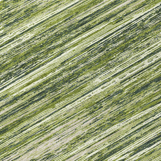 Piper Looms Chantille Stripes ACN896 Olive Machine Washable Area Rug Swatch Image