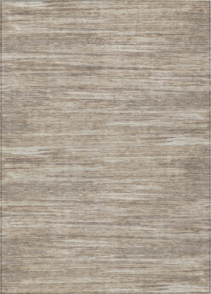 Piper Looms Chantille Stripes ACN896 Taupe Machine Washable Area Rug main image