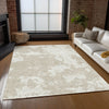 Piper Looms Chantille Modern ACN897 Beige Machine Washable Area Rug Lifestyle Image Feature