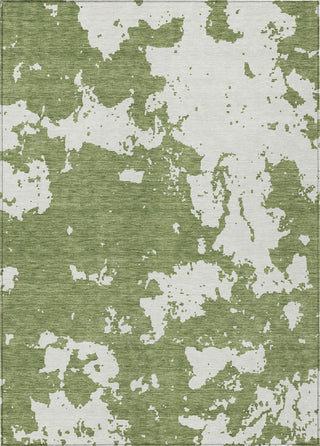 Piper Looms Chantille Modern ACN897 Green Machine Washable Area Rug main image