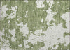 Piper Looms Chantille Modern ACN897 Green Machine Washable Area Rug Scatter Main Image