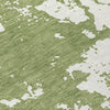 Piper Looms Chantille Modern ACN897 Green Machine Washable Area Rug Swatch Image