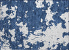 Piper Looms Chantille Modern ACN897 Navy Machine Washable Area Rug Scatter Main Image