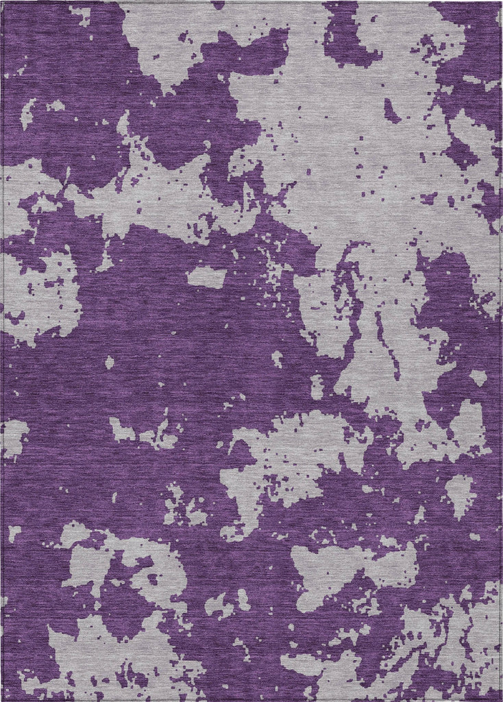 Piper Looms Chantille Modern ACN897 Purple Machine Washable Area Rug main image