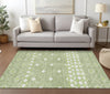 Piper Looms Chantille Diamonds ACN898 Aloe Machine Washable Area Rug Lifestyle Image Feature