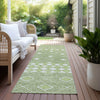 Piper Looms Chantille Diamonds ACN898 Aloe Machine Washable Area Rug Runner Outdoor Lifestyle Image Feature