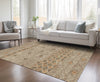 Piper Looms Chantille Diamonds ACN898 Brown Machine Washable Area Rug Lifestyle Image Feature