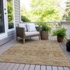 Piper Looms Chantille Diamonds ACN898 Brown Machine Washable Area Rug Outdoor Lifestyle Image Feature