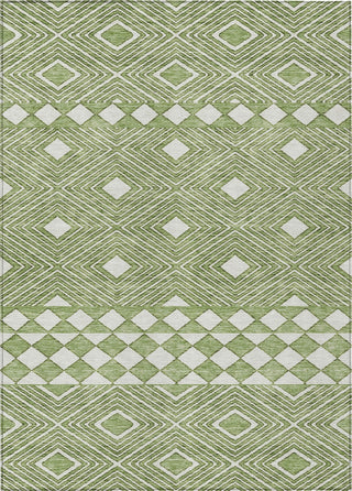 Piper Looms Chantille Diamonds ACN898 Green Machine Washable Area Rug main image