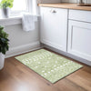 Piper Looms Chantille Diamonds ACN898 Green Machine Washable Area Rug Scatter Lifestyle Image Feature
