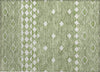 Piper Looms Chantille Diamonds ACN898 Green Machine Washable Area Rug Scatter Main Image