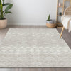 Piper Looms Chantille Diamonds ACN898 Ivory Machine Washable Area Rug Lifestyle Image Feature