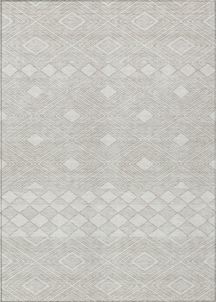 Piper Looms Chantille Diamonds ACN898 Ivory Machine Washable Area Rug main image