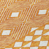 Piper Looms Chantille Diamonds ACN898 Orange Machine Washable Area Rug Swatch Image