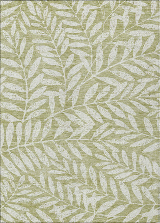 Piper Looms Chantille Floral ACN899 Aloe Machine Washable Area Rug main image