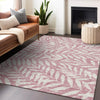 Piper Looms Chantille Floral ACN899 Blush Machine Washable Area Rug Lifestyle Image Feature
