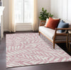 Piper Looms Chantille Floral ACN899 Blush Machine Washable Area Rug Lifestyle Image Feature