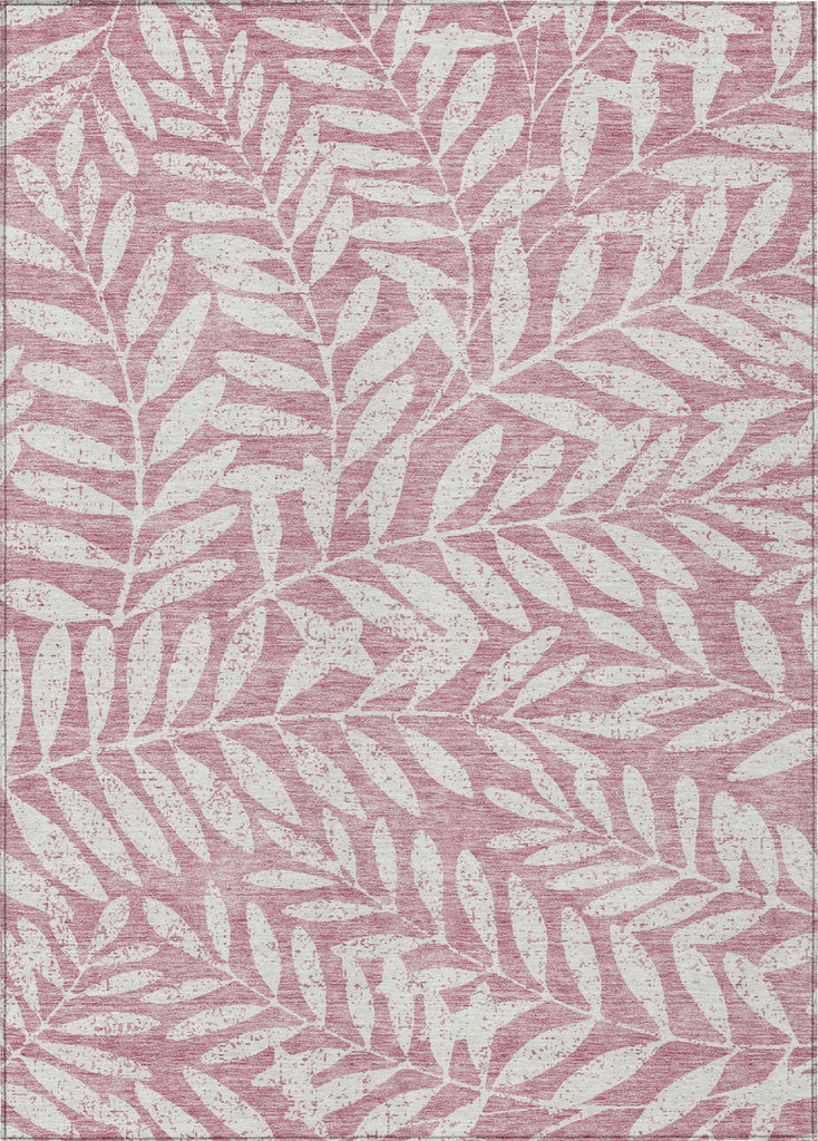 Piper Looms Chantille Floral ACN899 Blush Machine Washable Area Rug main image