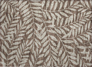 Piper Looms Chantille Floral ACN899 Brown Machine Washable Area Rug Scatter Main Image