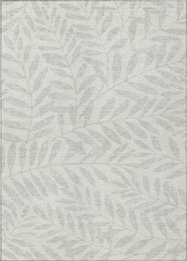 Piper Looms Chantille Floral ACN899 Ivory Machine Washable Area Rug main image