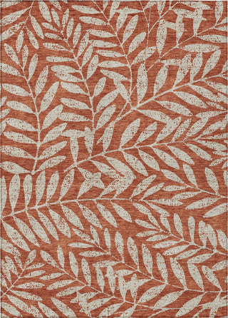 Piper Looms Chantille Floral ACN899 Paprika Machine Washable Area Rug main image