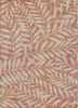 Piper Looms Chantille Floral ACN899 Salmon Machine Washable Area Rug main image